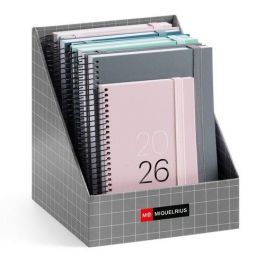 Agenda Anual (2026) Catalan Miquelrius Basic Calm Espiral Tapa Extra Con Goma Assortiment Expositor De 15 Precio: 131.50000006. SKU: B1DM4LBNCL