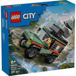 LEGO 60447 City Todoterreno 4x4 de Montaña con Cabrestante y Minifigura, Juego de Construcción +6 Años