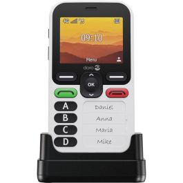 Doro X10 Teléfono para personas mayores 4G con pantalla de 2.4", Bluetooth, USB-C, SIM única, Negro/Blanco