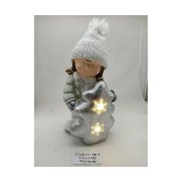 Figura Navidad Moderna DKD Home Decor Plateado Blanco 18.5 x 39.5 x 25.5 cm (2 Unidades) Figura Navidad Moderna DKD Home Decor Plateado Blanco 18.5 x 39.5 x 25.5 cm (2 Unidades)
