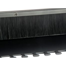 Equip 327413 Panel Pasacables con Cepillo 1U para Rack 19 pulgadas, Negro - Gestión Cables Armario Servidor
