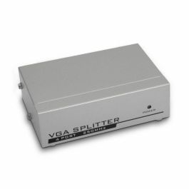 AISENS A116-0085 Divisor Duplicador Vídeo SVGA 4 Puertos para 4 Monitores 1920x1440 Carcasa Metálica Gris