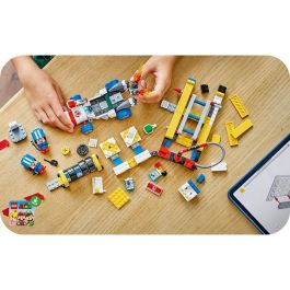 LEGO 72035 Mario Kart Garaje de Toad Set de Construcción Personalizable con Rayo GTI y 2 Toads Azules para +8 años