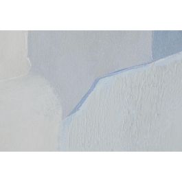 Lienzo Home ESPRIT Azul Blanco Azul cielo Abstracto Urbano 100 x 4 x 140 cm (2 Unidades)