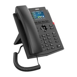 Fanvil X303G Teléfono IP Negro 4 líneas Escritorio/pared Linux