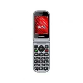 Teléfono Móvil Telefunken S460 para Personas Mayores/ Rojo