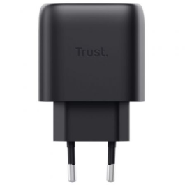 Trust 25521 Cargador de Pared GaN Maxo 45W USB-C con Cable de 2m para Teléfono, Tableta y Portátil