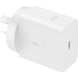 Samsung Cargador Rápido 45W EP-T4511 con Cable USB-C Blanco Super Fast Charging 2.0