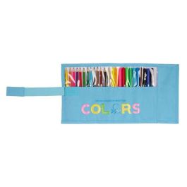 Plumier Benetton Spring Enrollable Azul cielo 7 x 20 x 7 cm (27 Piezas) Plumier Benetton Spring Enrollable Azul cielo 7 x 20 x 7 cm (27 Piezas)