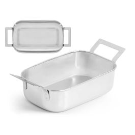 Bandeja Rectangular Aperitivo Kinvara 400 ml, Acero Inoxidable, 20x9.5x5 cm (24 Unidades) Precio: 40.68999979. SKU: B18TPF5CXE