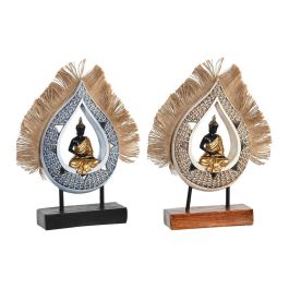 Figura Oriental DKD Home Decor Beige Azul 5.6 x 30.5 x 18.5 cm (2 Unidades) Precio: 50.49999977. SKU: S3039658