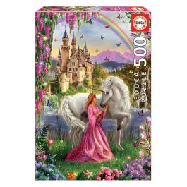 EDUCA BORRAS Puzzle Hada y Unicornio 500 piezas Precio: 12.68999963. SKU: B15KN6PCEE