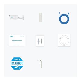 Reolink PC811AB4K01 Cámara de Seguridad IP 4K 8MP, Exterior, Alámbrico, Zoom Óptico 5x, Visión Nocturna 30m, IP67, Blanco