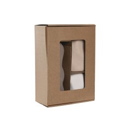 DKD Home Decor Jarrón Colección Vaset Urban de Gres Multicolor 9 x 24 x 9 cm - Set de 3 Piezas