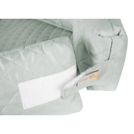 Roba ROB4005317329253 Nido para bebé 3 en 1 Cuna de viaje, protector de cuna o cambiador Verde esmerilado