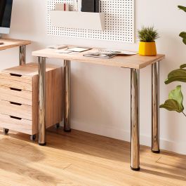 Emuca Tablero para mesa, 900x500mm, espesor 30mm, Madera, Efecto roble