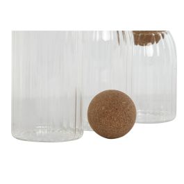 Bote Basicos DKD Home Decor Transparente 8.8 x 23.5 x 8.8 cm Set de 3