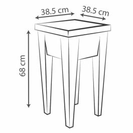 Área vegetal de verduras y mesa Urban Taupe - L38.5 x D38.5 x H68 cm - 4 Capas de evacuación - EDA