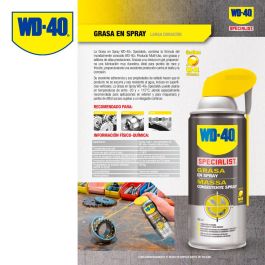 WD-40 Grasa en Spray Specialist 34385, Lubricante para Maquinaria, Engranajes y Cadenas, 400 ml