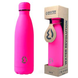 WATER REVOLUTION Botella Térmica Rosa 500ml Acero Inoxidable - Antigoteo, Doble Pared, 24h Frío/12h Caliente, Sin BPA Precio: 14.49999991. SKU: B1KAXMSBER