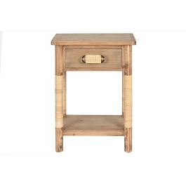 Mesita De Noche Alpino DKD Home Decor Natural 33 x 61.5 x 44 cm