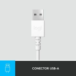 Logitech H390 Auriculares USB-A con Micrófono con Cancelación de Ruido, Cascos de Diadema Acolchados para PC, Videollamadas