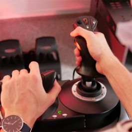 Thrustmaster T.Flight Hotas X Joystick Simulador de Vuelo PC y PS3, Negro, 2960703 Thrustmaster T.Flight Hotas X Joystick Simulador de Vuelo PC y PS3, Negro, 2960703