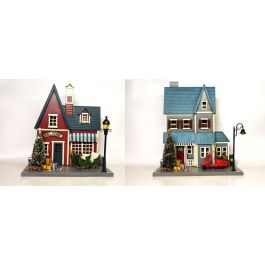 DKD Home Decor Casa Navidad Tradicional Metal PVC Azul Rojo 12.5x30x40 cm (2 Unidades) Precio: 40.31478. SKU: B13EJ3LWQH