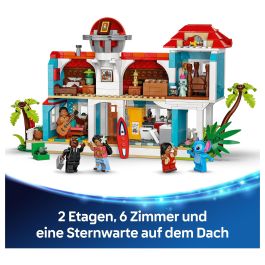 LEGO 43268 Casa de playa de Disney Lilo & Stitch para niños y fans