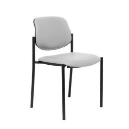 Silla Piqueras Y Crespo Villalgordo Confidente Chasis Negro Asiento Y Respaldo Tapizados Similpiel Gris Precio: 108.9899998. SKU: S5703953