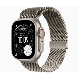 Apple Watch Ultra 3 Titanium Cellular 49mm Natur. Reloj inteligente GPS (satélite) con pantalla OLED y memoria de 64 GB, resistente al agua hasta 100 m.