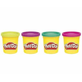 HASBRO Play-Doh Pack de 4 Botes de Plastilina Colores Surtidos para Niños | Edad Mínima 3 Años