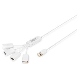 Digitus Hub USB 4 Puertos 2.0 -> 4xA2.0 Cable Integrado Blanco Precio: 33.94999971. SKU: B1J63NYJ33