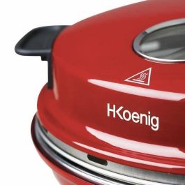 HKoeNIG NAPL350 - Horno para pizza Napoletana - Hasta 350 ° C - 32cm - 1200W - Temporizador - Placa vitrocerámica de piedra HKoeNIG NAPL350 - Horno para pizza Napoletana - Hasta 350 ° C - 32cm - 1200W - Temporizador - Placa vitrocerámica de piedra