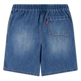 Pantalones Cortos Infantiles Levi's Relaxed Pull On Make Me Azul Acero Infantil Hombre S
