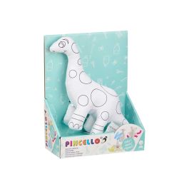 Peluche Colorear Dinosaurio Pincello 28X22CM (8 Unidades) Peluche Colorear Dinosaurio Pincello 28X22CM (8 Unidades)