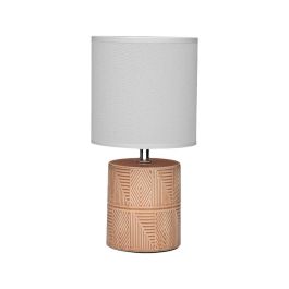 Lámpara Malia Beige Versa 14x28 cm - Cerámica y Textil (2 Unidades) Lámpara Malia Beige Versa 14x28 cm - Cerámica y Textil (2 Unidades)