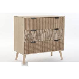 DKD Home Decor Cómoda Boho de Abeto y MDF Marrón 80x40x77 cm Precio: 134.31726. SKU: S3034206