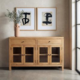 Aparador Natural Madera Mindi Salón 140 X 40 X 89 cm Precio: 590.0081. SKU: B1648QVQES