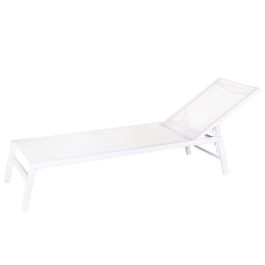 Tumbona Thais Blanco 199 x 61 x 30 cm Tumbona Thais Blanco 199 x 61 x 30 cm