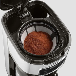 Medion MED4061275230215 Cafetera Digital con Filtro Aislado 900W 1.2L Plateada