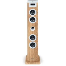 Altavoz torre - THOMSON - Bluetooth/CD/USB/SD - Blanco/Madera - 60W - Radio FM Precio: 127.50000021. SKU: B1A68G2E8M