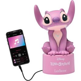 Lexibook Luz Nocturna Altavoz Angel Disney Stitch Ns01D1 +3 Años