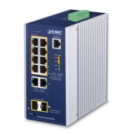 Planet Switch industrial 8 puertos PoE Gigabit 10/100/1000T 802.3bt + 2 10/100/1000T + 2 SFP 100/1000X IP30 gestionable L2/L4 Precio: 477.69000004. SKU: B13VYTMCEY