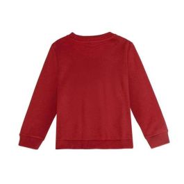Cerdá Sudadera Hot Wheels Cotton Brushed para Niños, Talla 6 Años, Color Rojo Oscuro