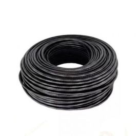 AISENS - BOBINA CABLE DE RED EXTERIOR IMPERMEABLE RJ45 CAT.5E UTP RÍGIDO AWG24, NEGRO, 305M