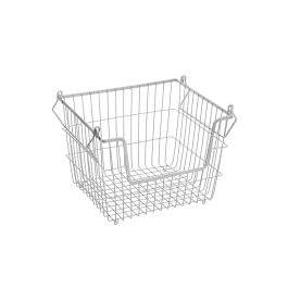 Confortime Cesta Organizador Con Dos Asas Grey 37,9 cm x 27,6 cm x 24,8 cm (6 Unidades)