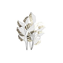 DKD Home Decor Panel Decorativo de Pared Glam de Metal con Diseño de Hojas Dorado y Negro 77 x 103 x 2,5 cm Precio: 49.9125. SKU: B1KGG8SN3L