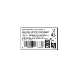 Quid Bol Porcelana Gastro Black 13 cm Blanco y Negro (6 Unidades) para Uso Diario - Apilable y Apto Lavavajillas/Microondas