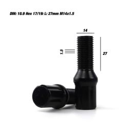 Omp Speed Juego De 20 Tornillos Acero De Colores M14x1.5 Llave De 17-19 Largo 27 mm Color Negro Y Material Din 10.9 OMPS09961401 Omp Speed Juego De 20 Tornillos Acero De Colores M14x1.5 Llave De 17-19 Largo 27 mm Color Negro Y Material Din 10.9 OMPS09961401
